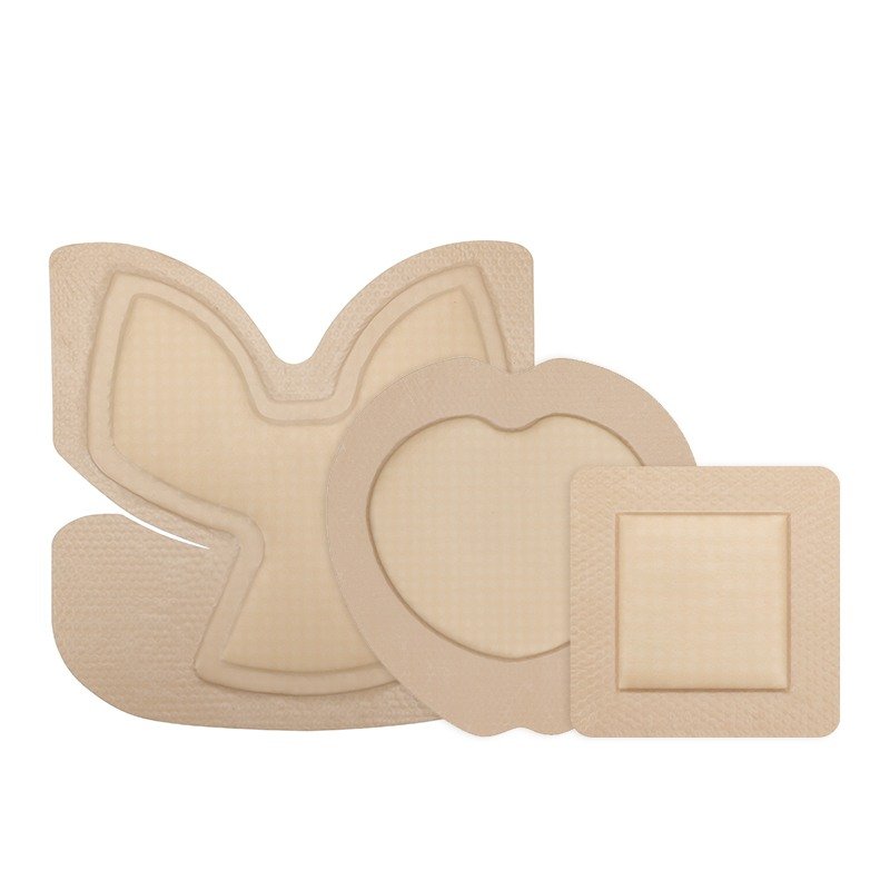 Silicone foam dressings in several shapes
