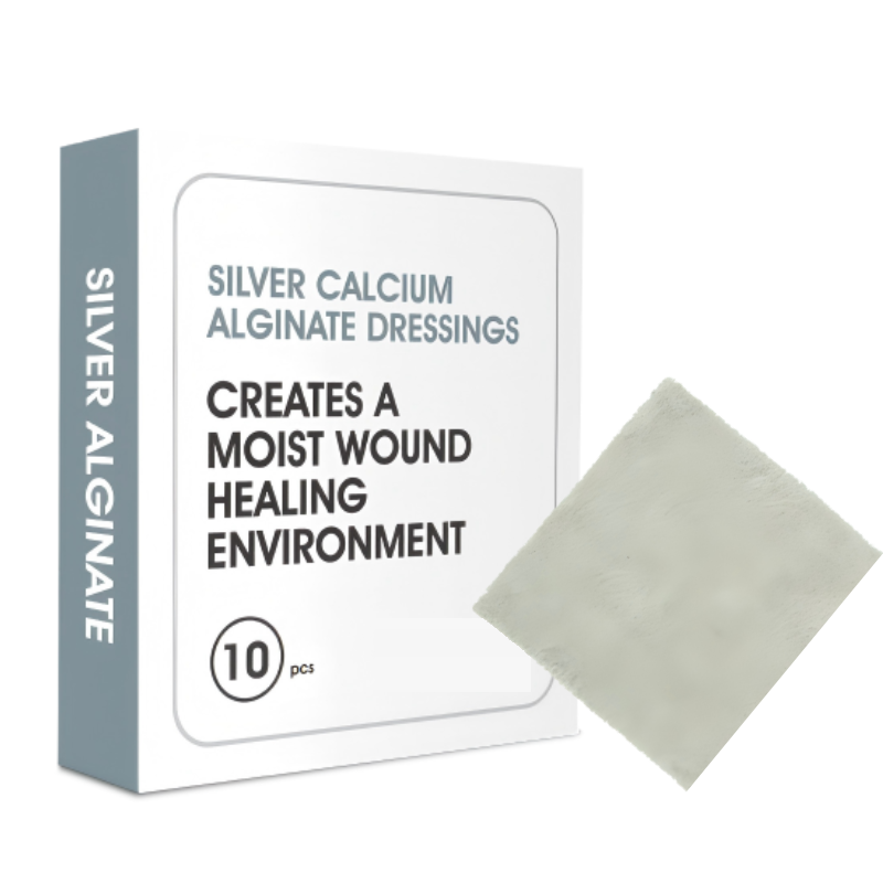 Silver calcium alginate dressings, box of 10